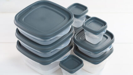 Plastic vershoudbakjes