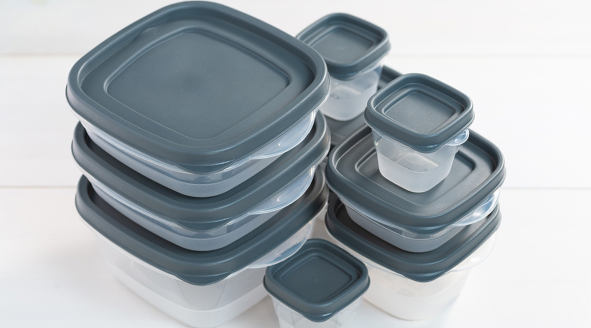 Plastic vershoudbakjes