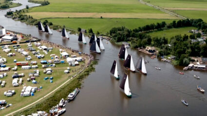 Skûtsjesilen in Friesland