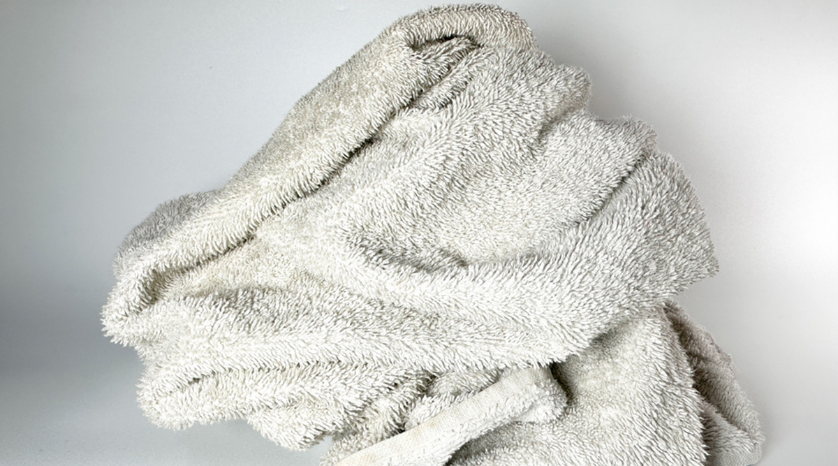 Oude handdoek