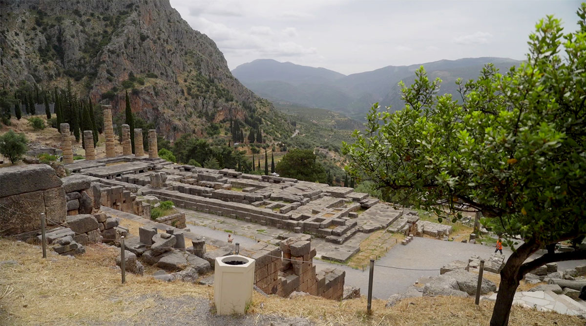 Delphi in Griekenland.