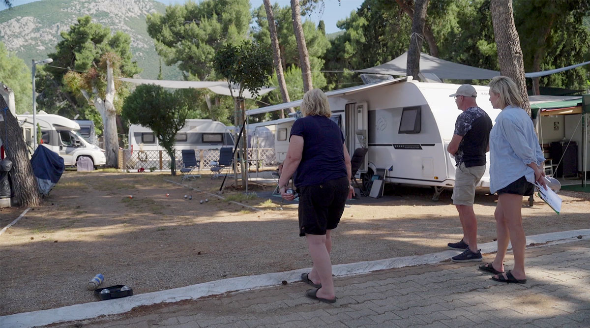 De jeu de boules-competitie.