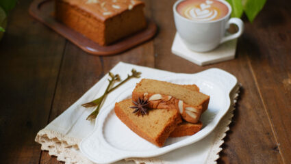 Puzzel: maak de plakken kruidcake compleet.