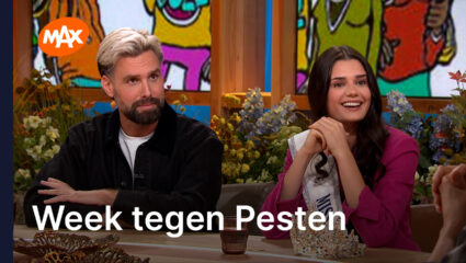 Nick Schilder en Miss Nederland, Melissa Bottema in Tijd voor MAX.