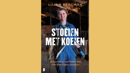 De omslag van het boek Stoeien met koeien van Lilian Bergman.