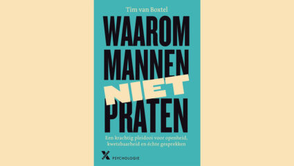 De omslag van het boek Waarom mannen niet praten van Tim van Boxtel.
