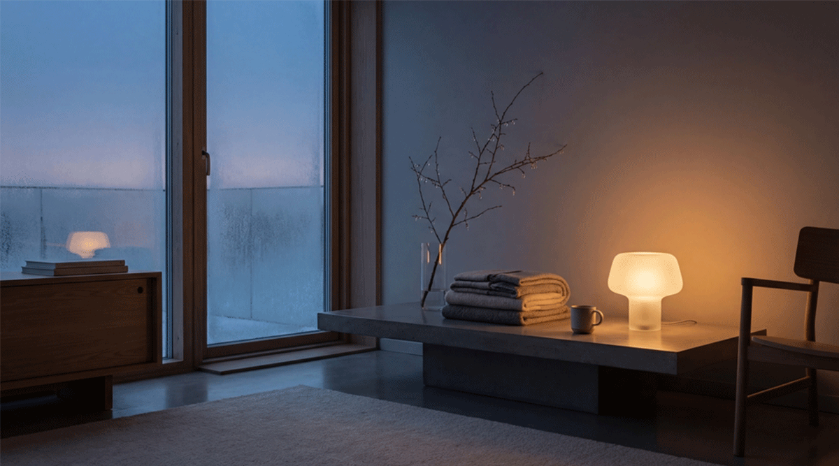 Licht in huis tijdens de donkere maanden.