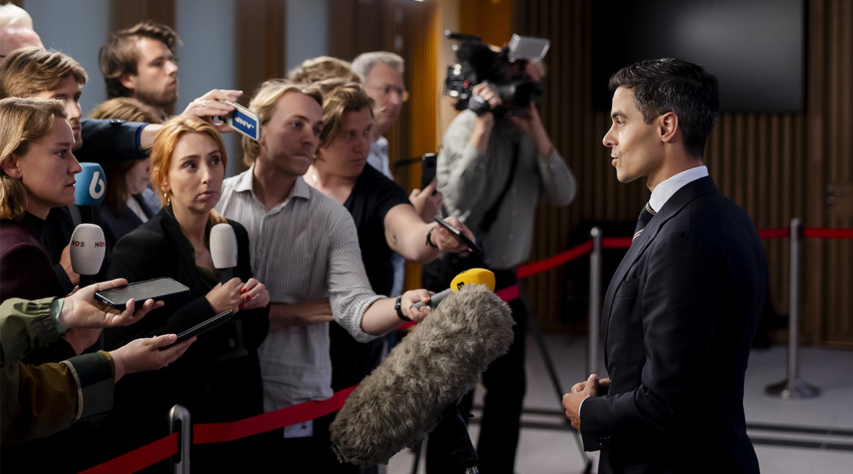 Minister-president Rob Jetten na afloop van de begrotingsraad over de miljoenennota die op Prinsjesdag wordt gepresenteerd.