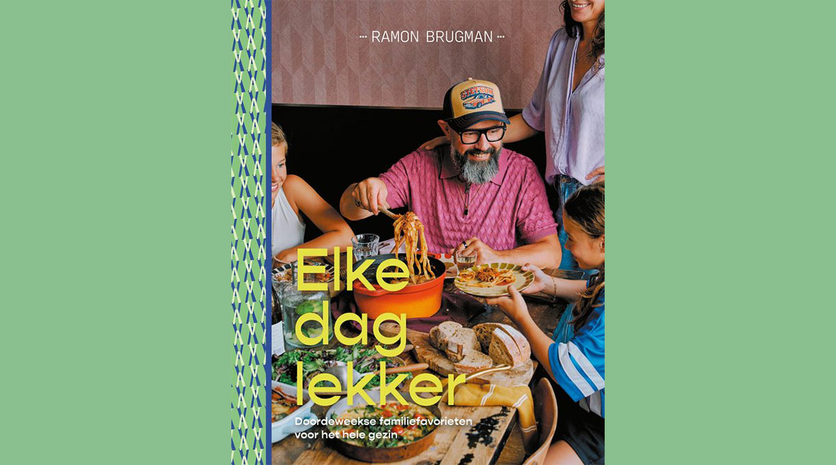 De omslag van het kookboek Elke dag lekker van Ramon Brugman.