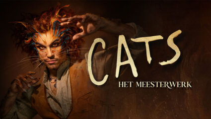 De poster van de musical CATS Het Meesterwerk.