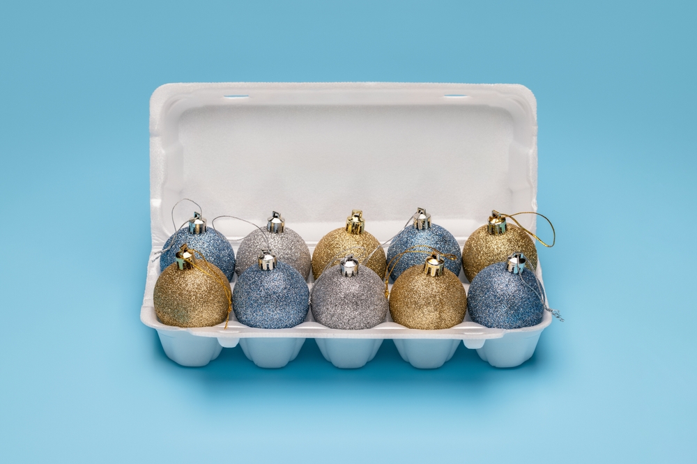Een handige opbergbox voor (kleine) kerstballen