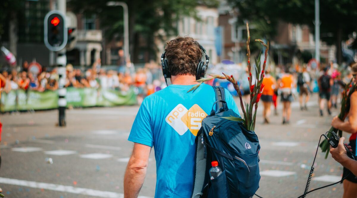 Bert Haandrikman tijdens De 4Daagse van 2024.