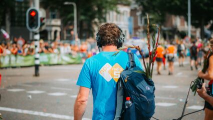 Bert Haandrikman tijdens De 4Daagse van 2024.