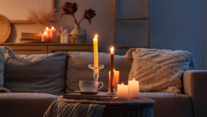 Uw huis warm houden door kaarsen