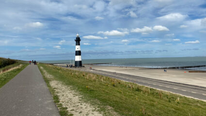 De vuurtoren van Breskens in Zeeuws-Vlaanderen.