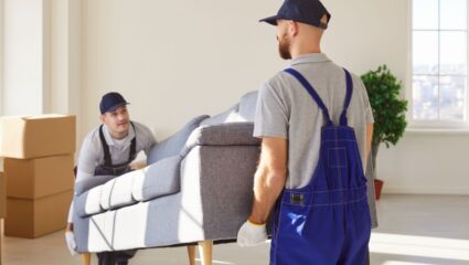 verhuisbedrijf verplaatst bank