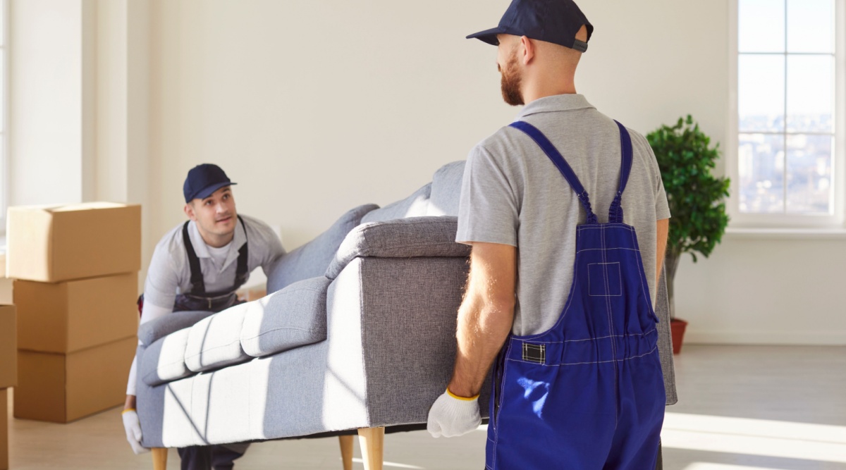 verhuisbedrijf verplaatst bank