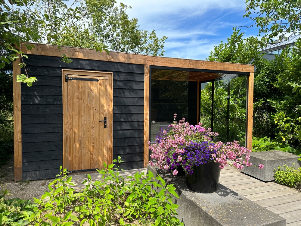 Overkapping in de tuin