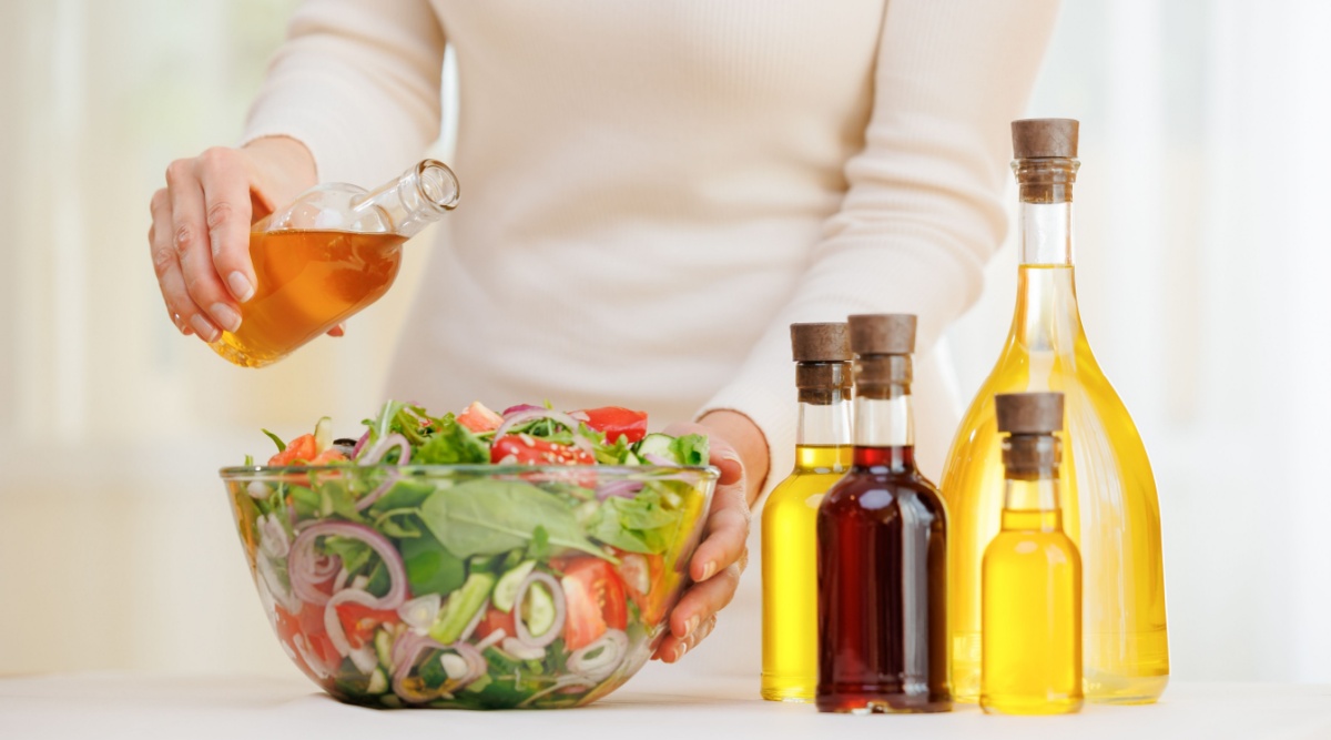 Verschillende oliën in de keuken.