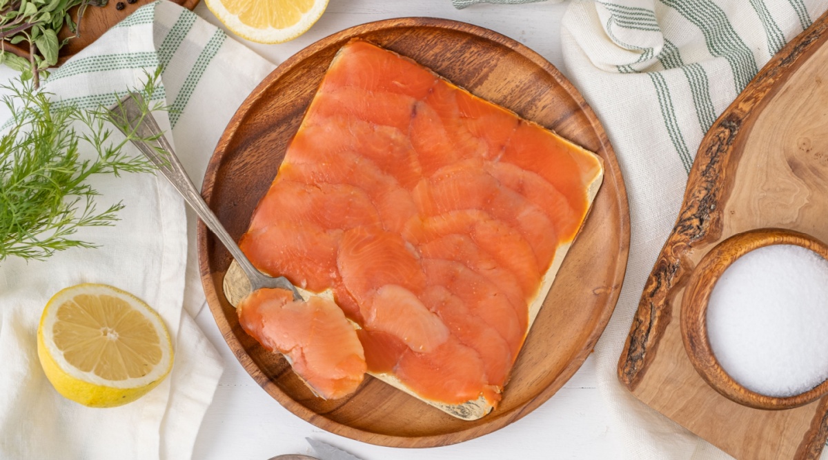 Gerookte vis: zalm