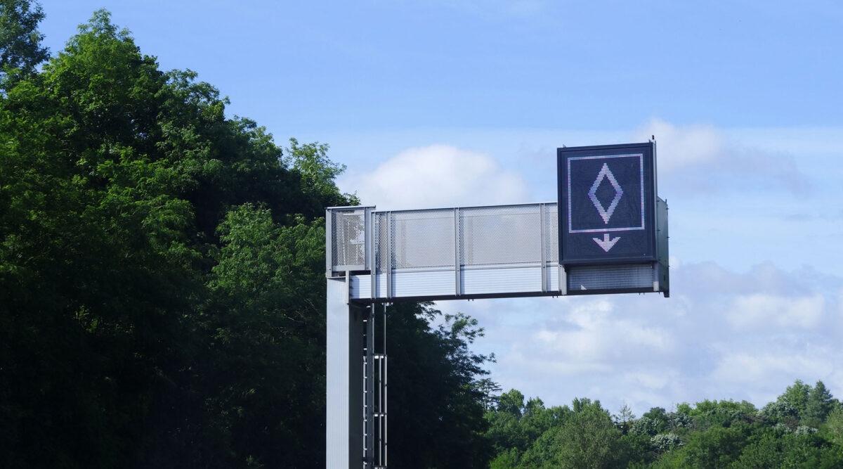 Verkeersbord in Frankrijk