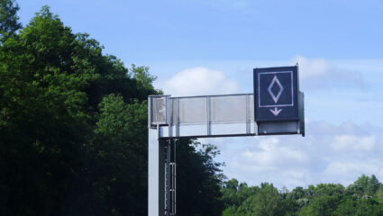 Verkeersbord in Frankrijk