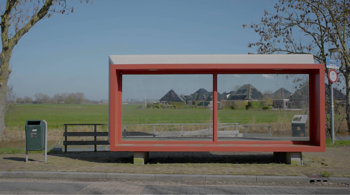kunstwerk abri 1 van jan konings in ten post