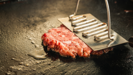 smashburger op grillplaat