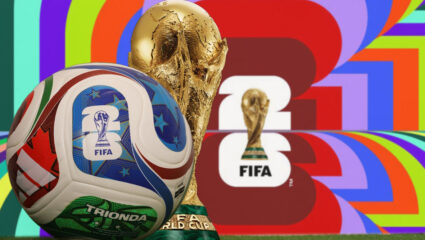 De bal en trofee van het WK Voetbal 2026