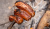 Verbrande barbecuespiesjes
