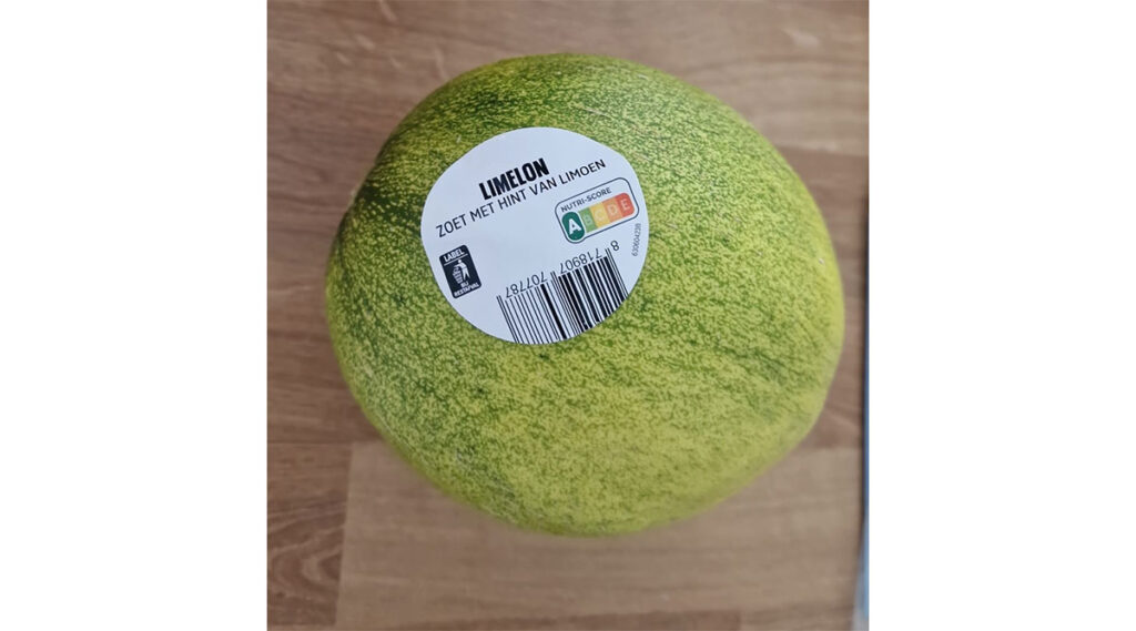 Een limelon: een combinatie tussen meloen en limoen.