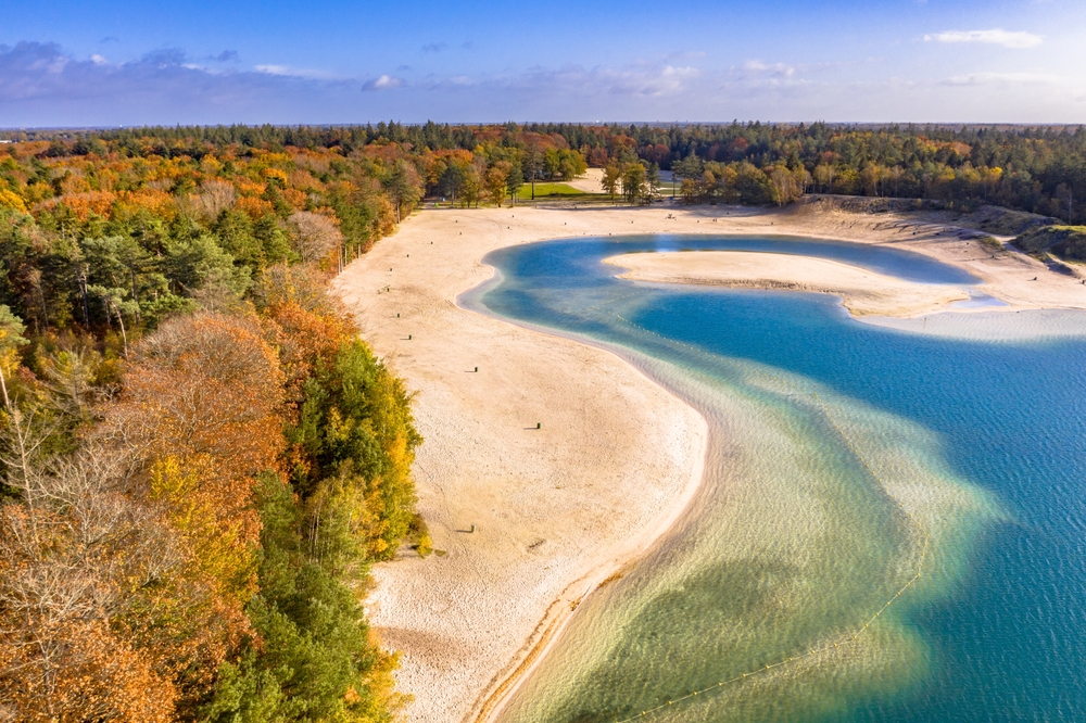 Het Blauwe meer in natuurgebied Leggelderveld