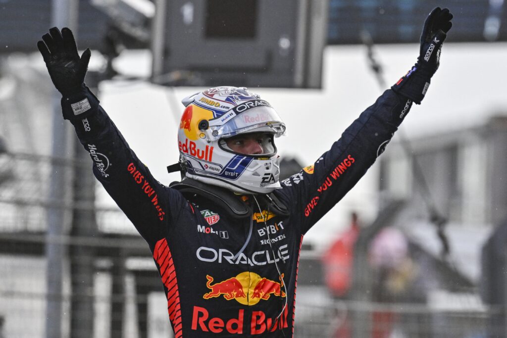 Max Verstappen in Zandvoort.