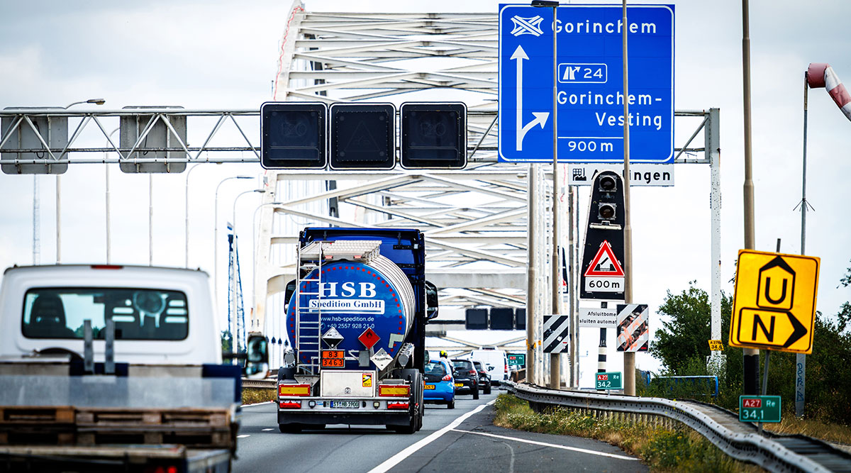 De Merwedebrug behoort tot de afgesloten bruggen in 2026